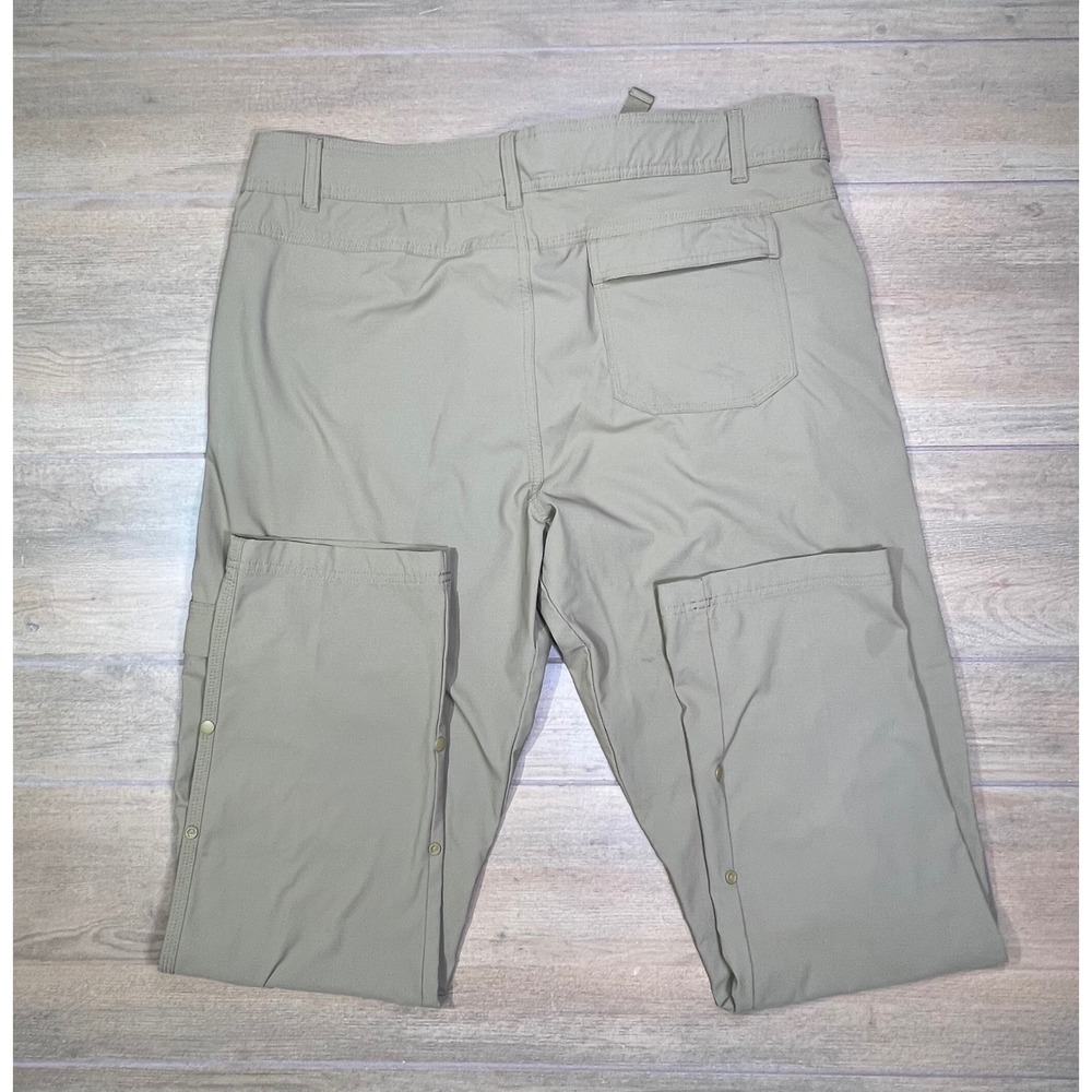 Lake & Trail Khaki Cargo Pants Convertible Snap Off Legs‎ Mens Size 40 Outdoor - Picture 10 of 11